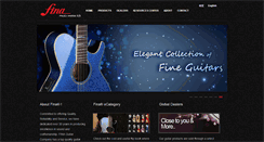 Desktop Screenshot of finaguitars.com